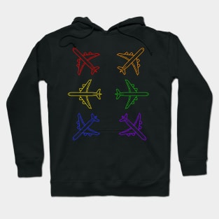 Gay Pride Airline Airplanes Hoodie